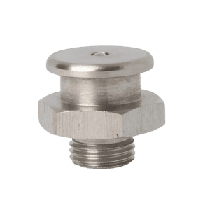 un primo piano di un bullone di metallo