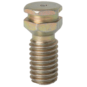 Ingrassatore a testa bombata BSW Premium da 1/2" x 12 con testa esagonale e corpo filettato, presentato in bianco, ideale per uso industriale.