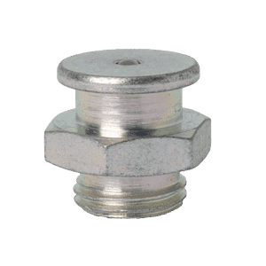 Tappo per tubi esagonale a testa bombata DIN 3404 da 1/4" x 19 BSP di alta qualità, esagonale e filettato, per raccordi industriali. Sfondo bianco.