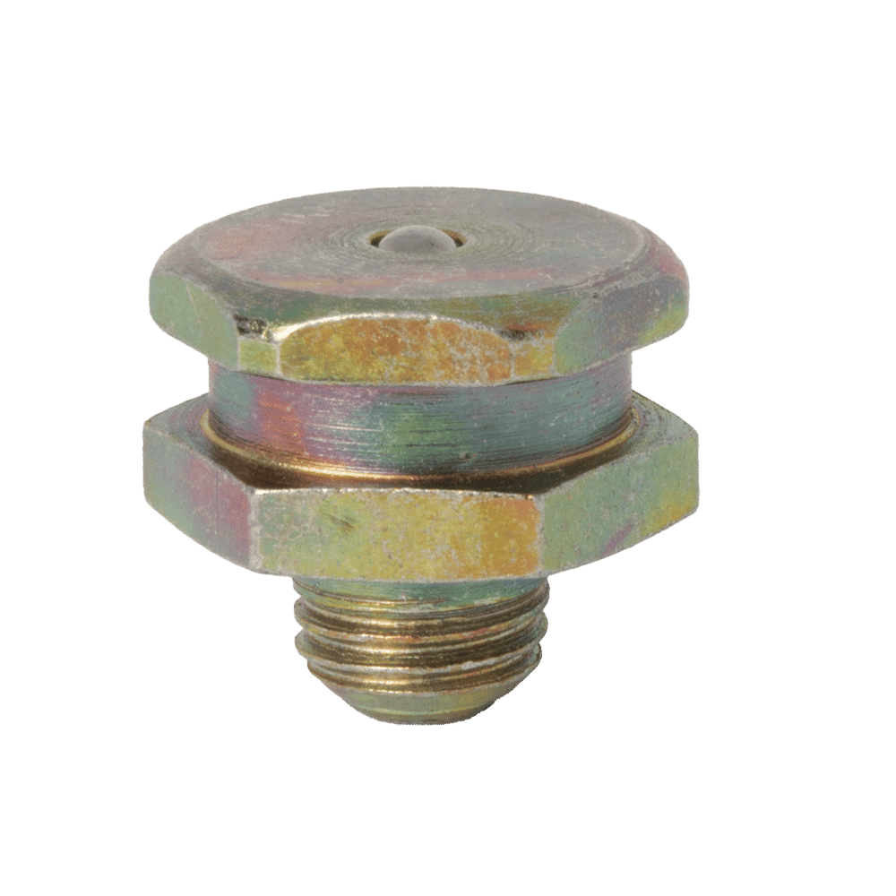 Premium M8 X 1 Taper British Button Head Bolt With Flange, Precision Threading, And Durable Multicolour Finish On White Background.