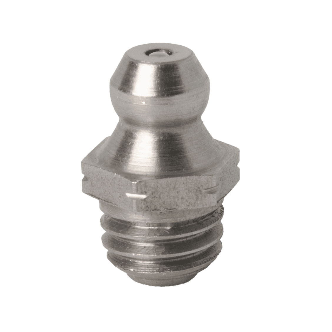 Premium M8 x 1,25 konischer gerader Schmiernippel, Edelstahl 303, Gewindesockel, abgerundete Oberseite; Ideal für den industriellen Einsatz.