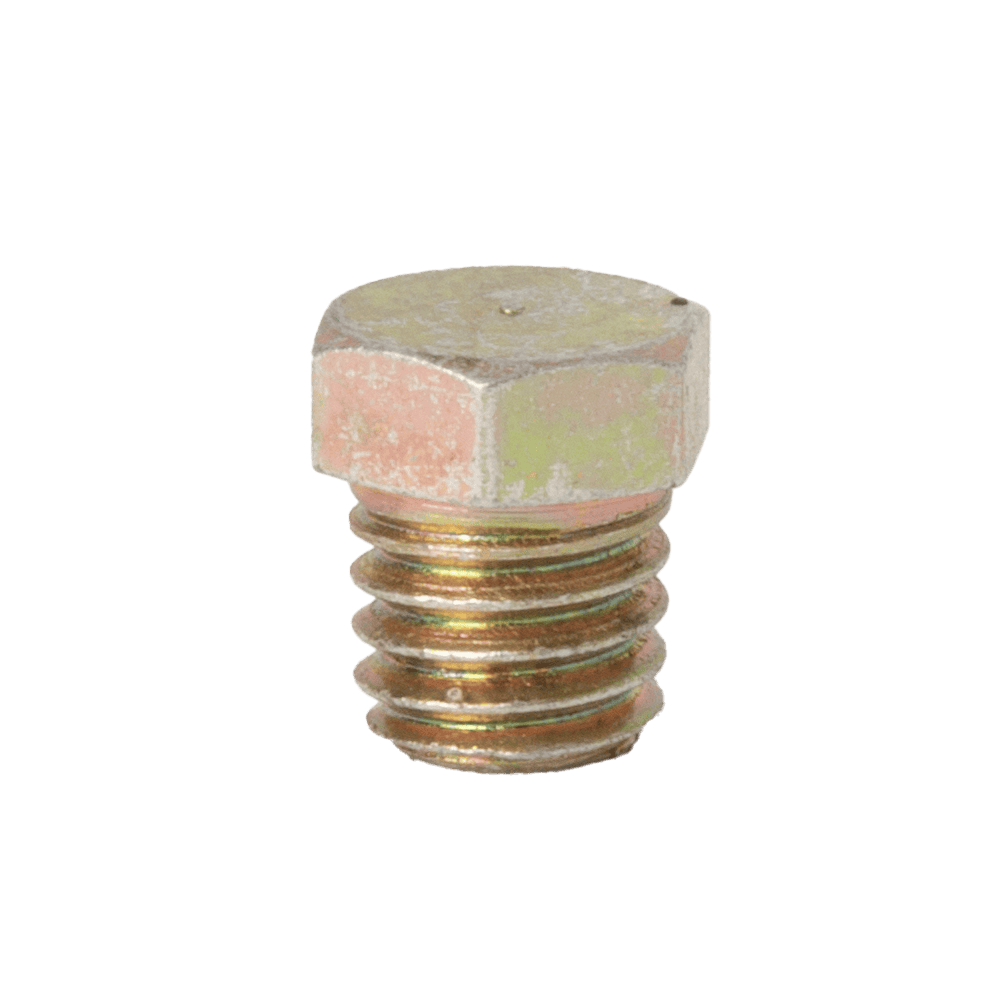 High-Precision M6 X 1 Taper Plug Bolt With Hex Head And Partial Thread, Showcased On White—Ideal For Industrial Grease Nipples.