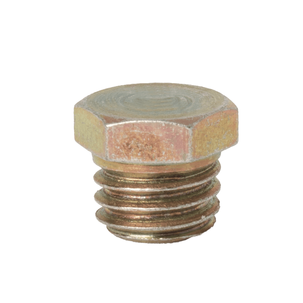 High-Quality M8 X 1.25 Taper Plug, Hexagonal Metal Bolt With Flat Top And Threaded Body, Ideal For Industrial Grease Nipples.