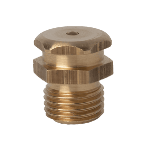 Ingrassatore a testa bombata in ottone Premium da 1/4" x 19 BSP (G1/4"), filettato, testa rigata, su fondo bianco, ideale per l'uso industriale a livello globale.