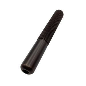 Привідний інструмент 46 Premium Black Metal Drive Tool Designed For Precision Installation Of Grease Nipples And Fittings, Highlighted By Its Ergonomic Textured Grip And Durable Smooth, Rounded Tip, Showcased On A Clean White Background—Ideal For Industrial Applications Requiring Dependable Maintenance Tools.
