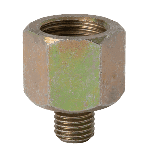 Adattatore filettato femmina da 1/4" x 19 BSP a maschio M8 x 1