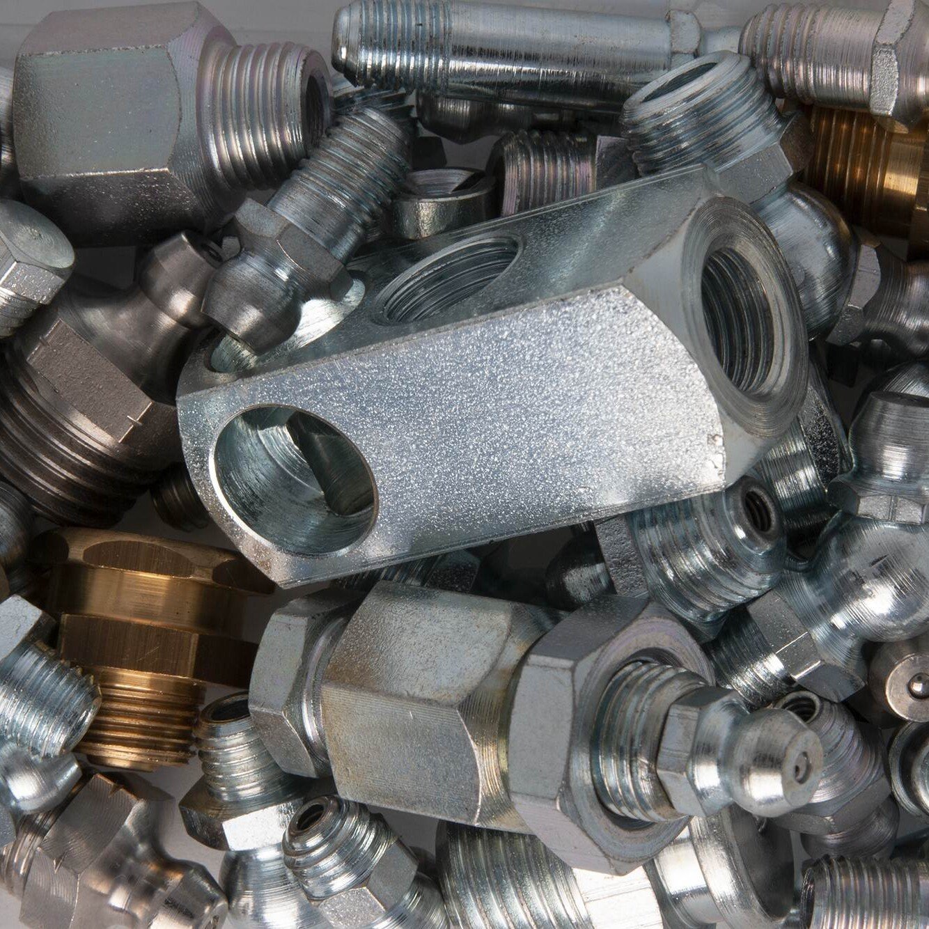 A Pile Of Metal Screws