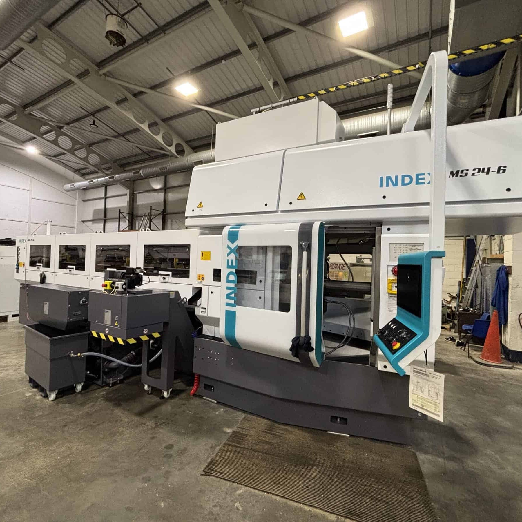 A Large Machine In A Building